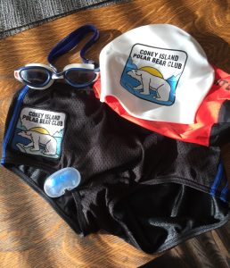 It's easy to pack for winter swims - everything fits into one little bag